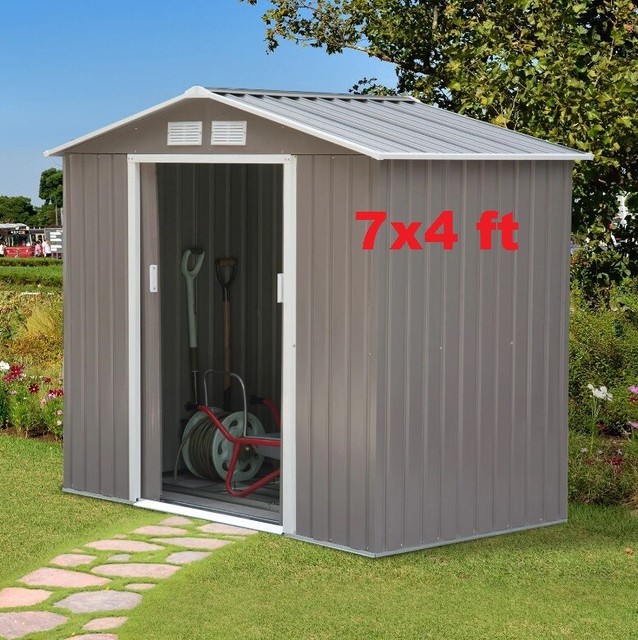 metal horizontal bike shed