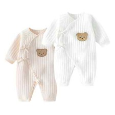 New Boys Girls Newborn Clothes Cotton Toddler Home Wear 0-6M Thickened Clothing