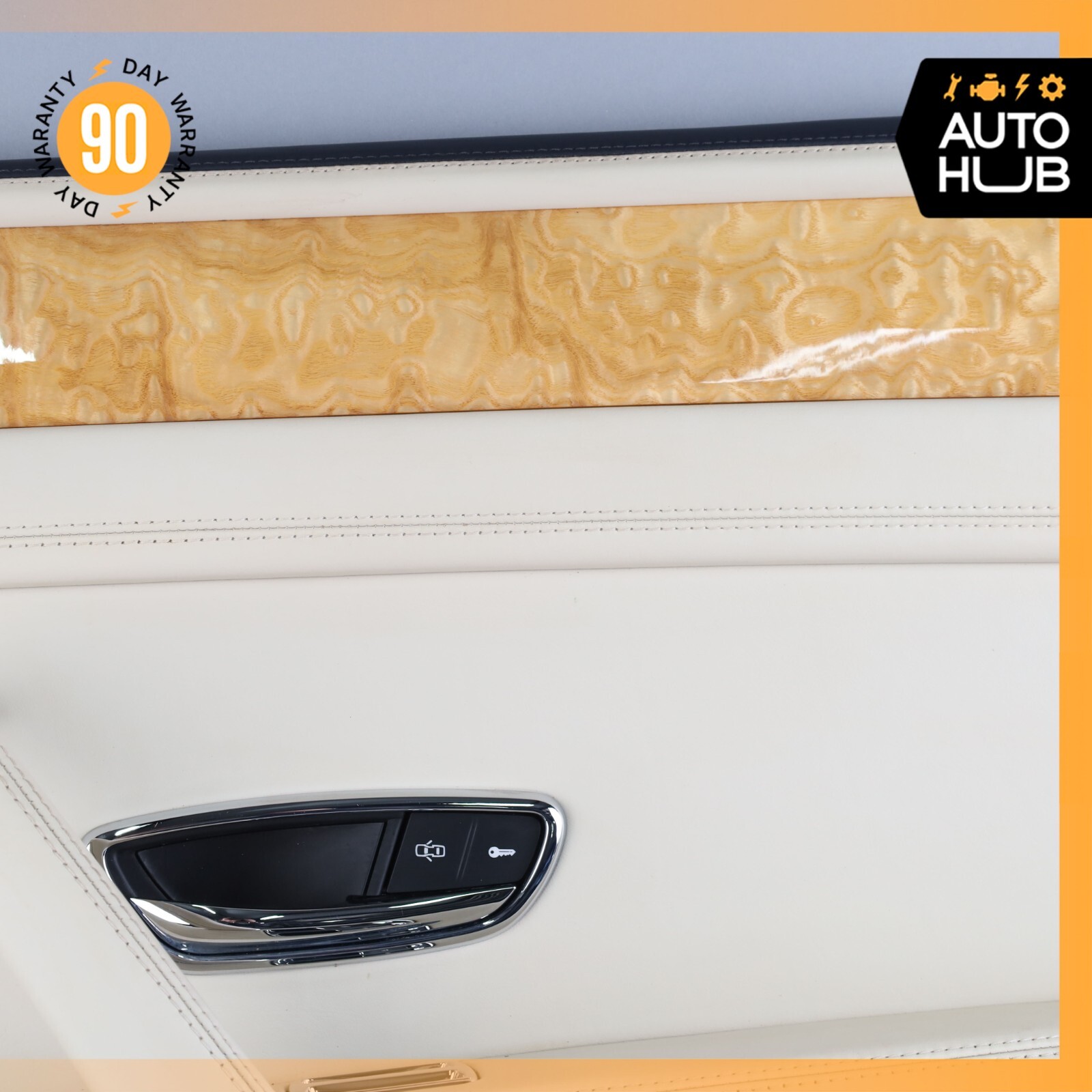 14-18 Bentley Flying Spur Rear Right Passenger Side Interior Door Panel OEM 44k
