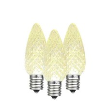 25 Pack C7 LED Outdoor Christmas Replacement Bulbs, C7/E12 Base