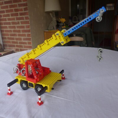 Mobile Crane Red Lego Technic Crane LEGO City Yellow Mobile