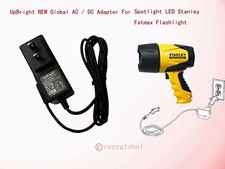 12V AC Adapter For LEDLIS STANLEY FATMAX Waterproof LED Spotlight Power Charger