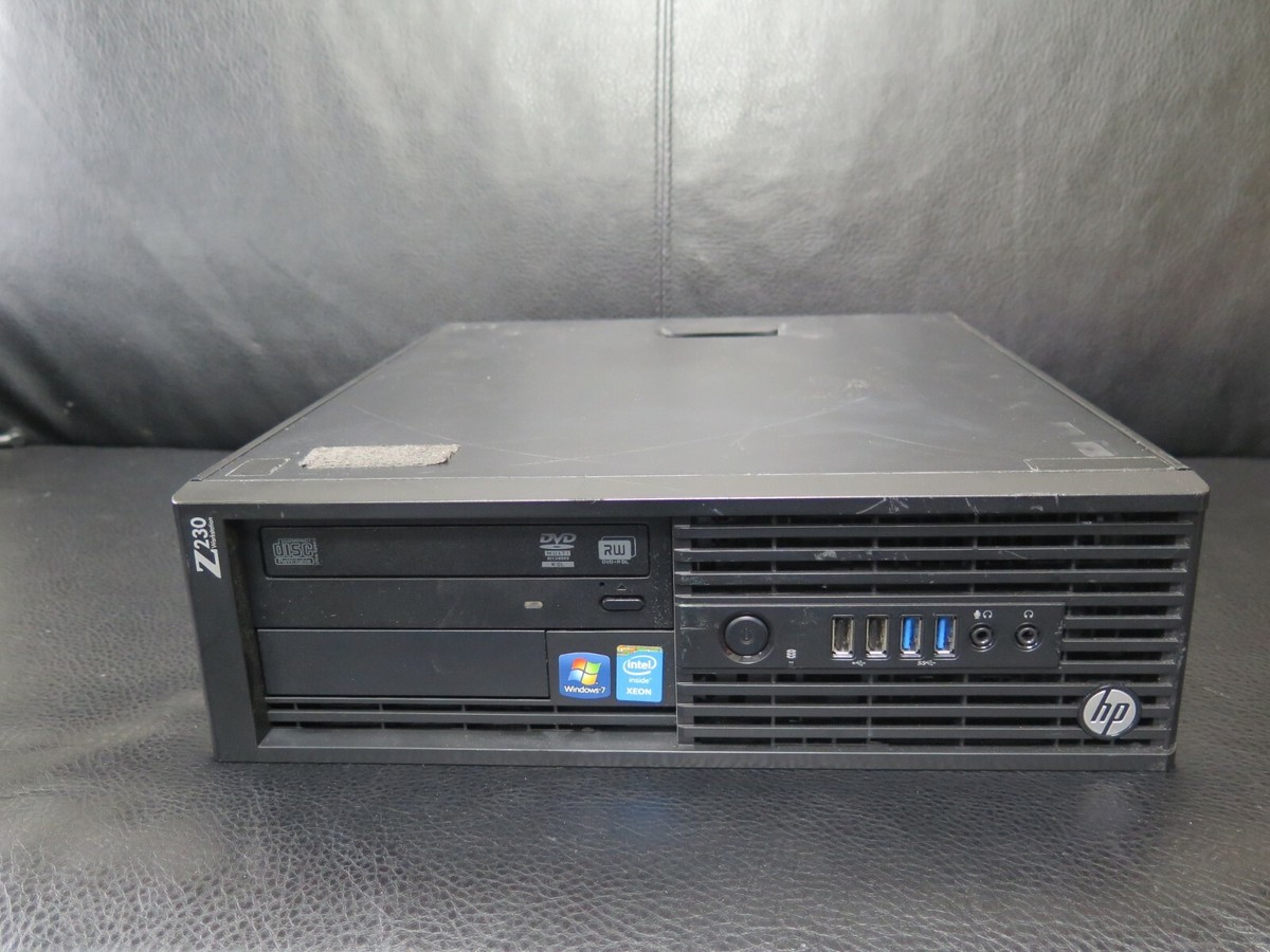 HP Z230 Workstation SFF Xeon E3-1240 V3 3.4Ghz 8GB RAM 1TB HD (No OS installed)
