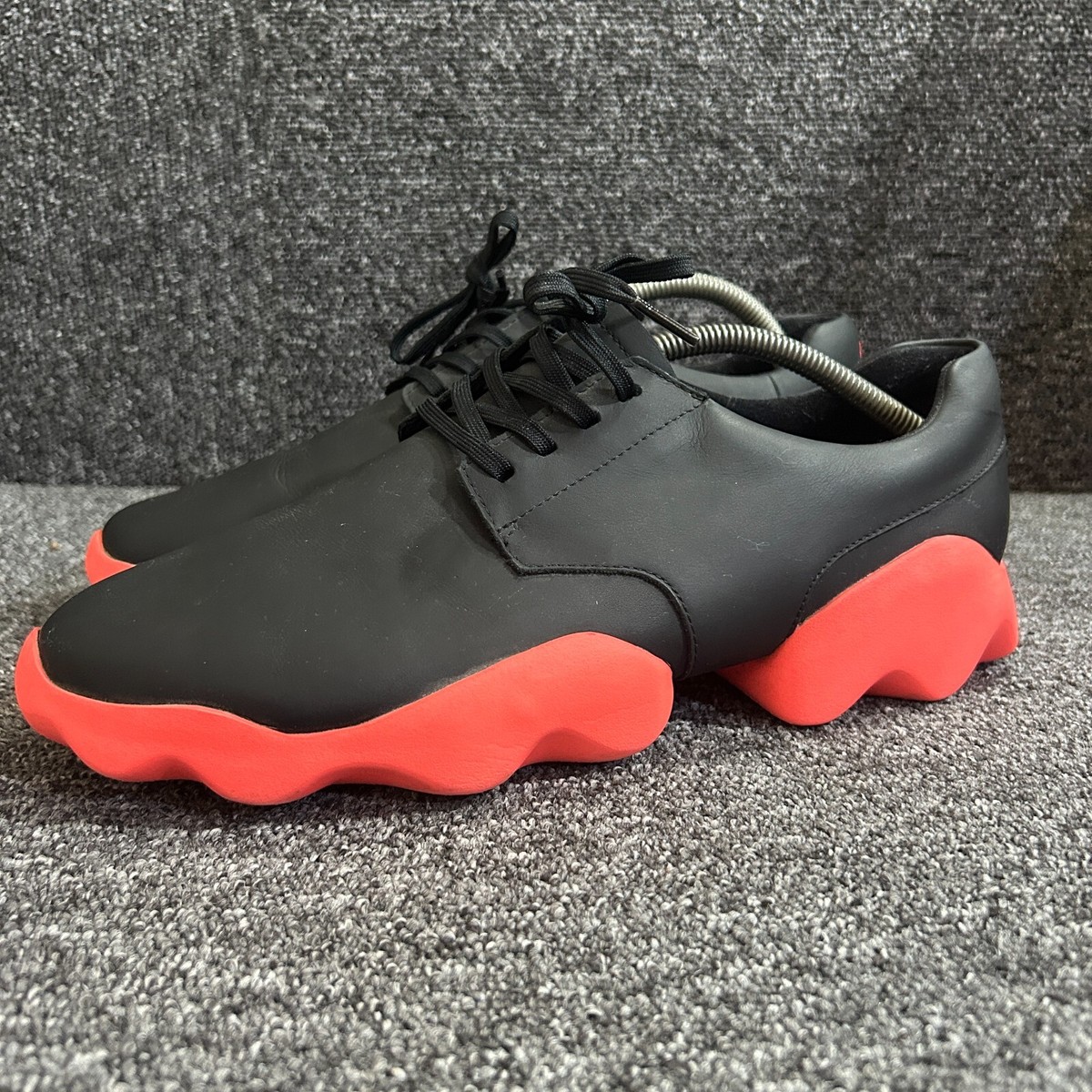 Camper 'Dub' Sneakers Trainers Mens UK EU 43 Black Pink Sole