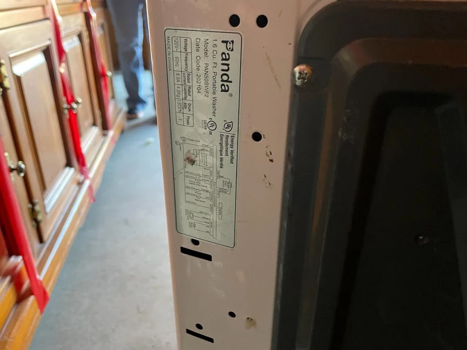 panda 1.6 cu. ft portable washer pan50swf2 Compact 11lbs Capacity - Image 2 of 2