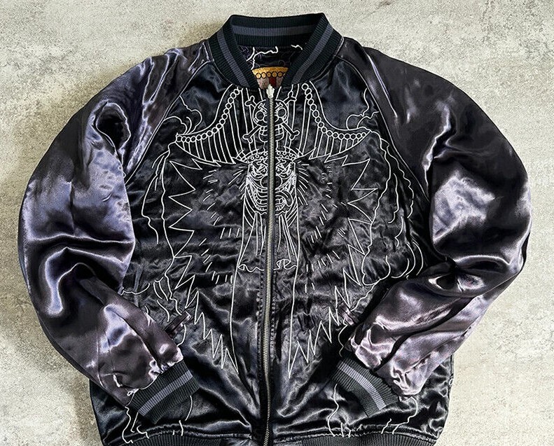 Sukajan ONE PIECE Cross Guild Reversible 242007 Embroidery Jacket