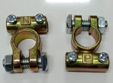 Battery Clamps Caravan Motorhome Brass Post Terminal Connectors 12 Volt 9022