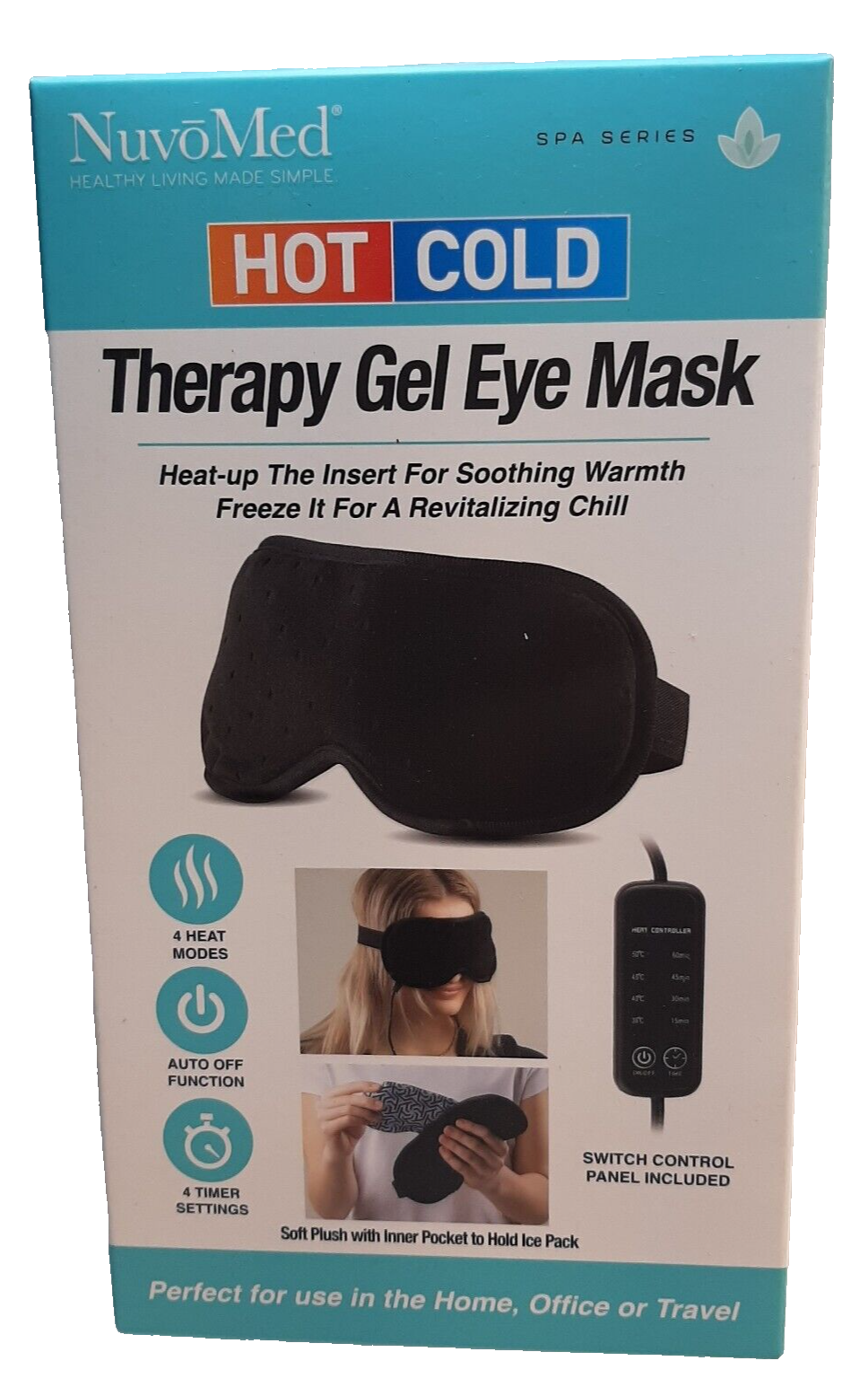 Hot/Cold Therapy Gel Eye Mask by NuvoMed NIB eBay
