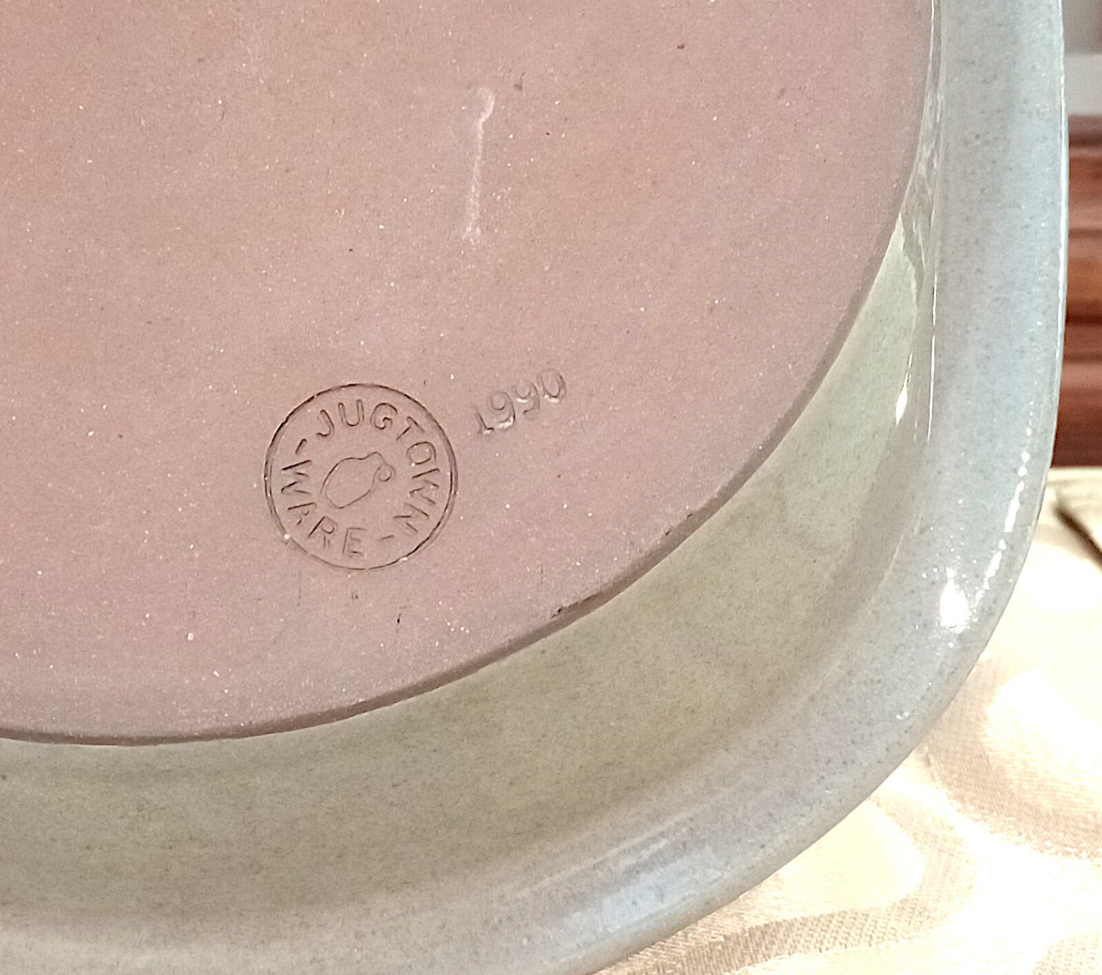 Set of 2 Jugtown 10” Serving Dishes – Handmade Vintage Earthenware Pottery