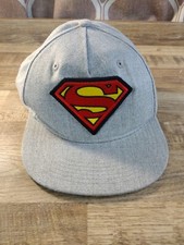 DC Comics Superman Logo Snap-Back BALL CAP Hat H M Size 4Y-8Y Youth