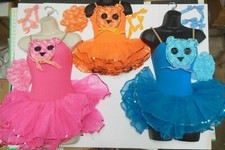 Teddybear Dance Ballet costume Furry face  mitts over 90 avlble 3 colors
