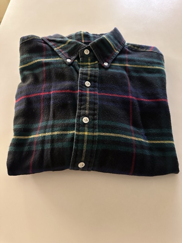 Men's Ralph Lauren Blake Multi Colored Flannel Button Down Shirt Size Large
