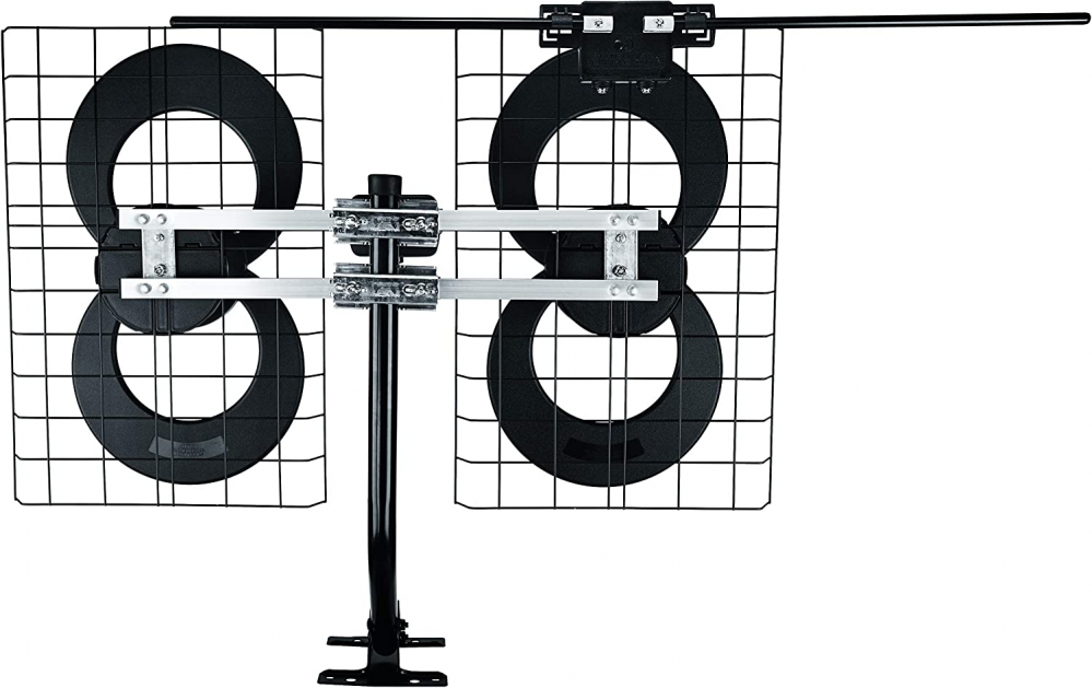 Antennas Direct ClearStream 4V TV Antenna, 70+ Mile Range, UHF/Vhf