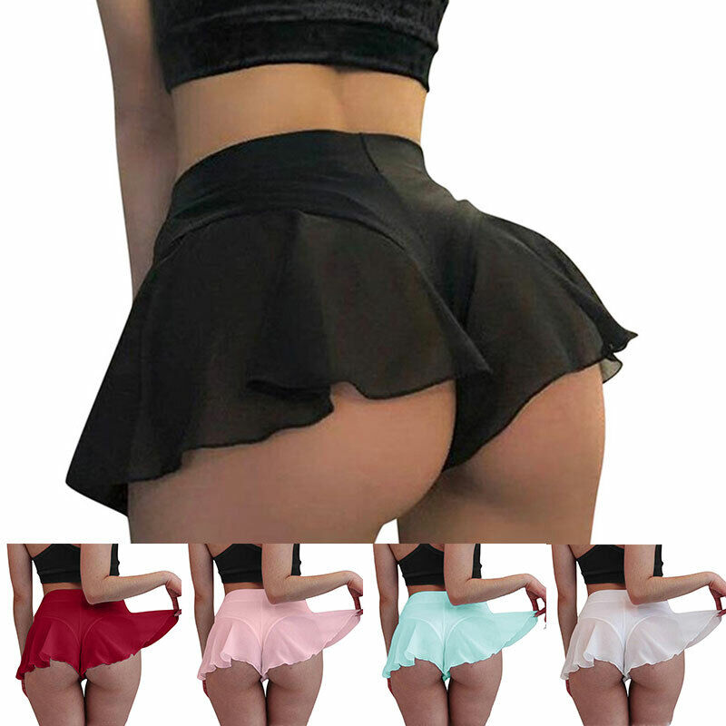 Women Sexy Mini Skirt Pleated Schoolgirl Short Mini Dress Skirts Soft | eBay
