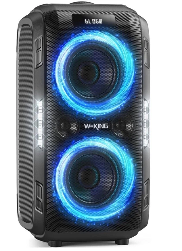 W-KING T9-PRO 250W Bluetooth Party Speaker – 120dB Sound, Deep Bass, Waterproof - Image 2 of 4