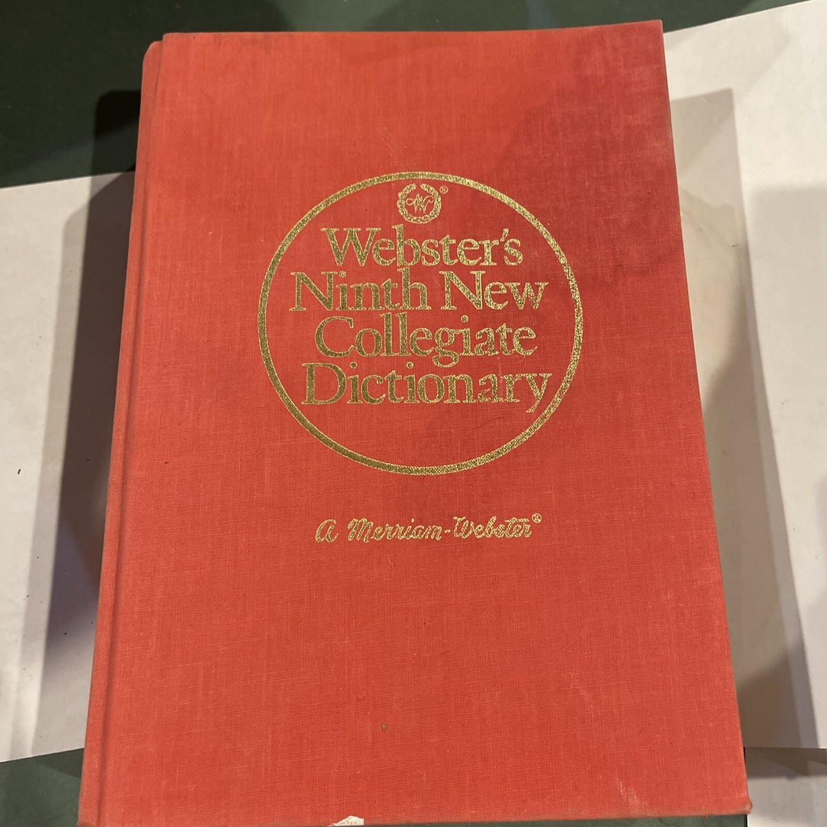 Webster's Ninth New Collegiate Dictionary, Merriam-Webster 1989