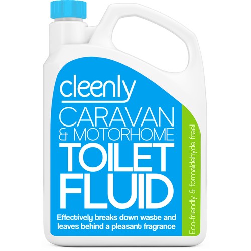 Cleenly Caravan Toilet Chemicals Fluid Cleaner Blue Motorhome Boat 1 x