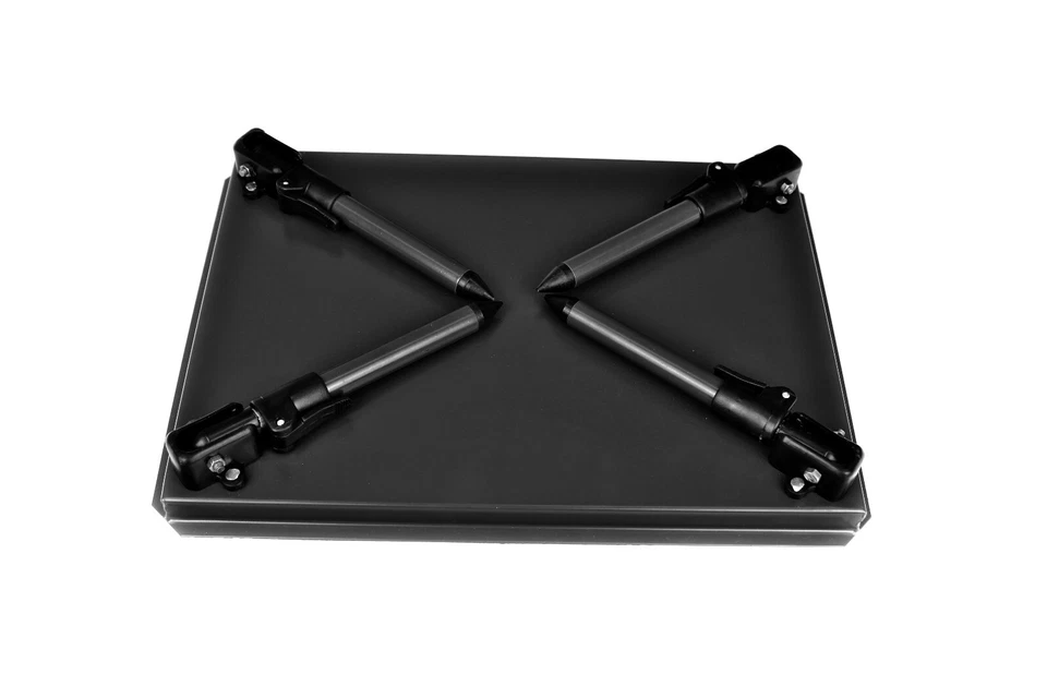 Bivvy Table Eco 37,5cm x 27,5cm Bivouac Tente Camping Table Angel Carpe Noir - Photo 4/4