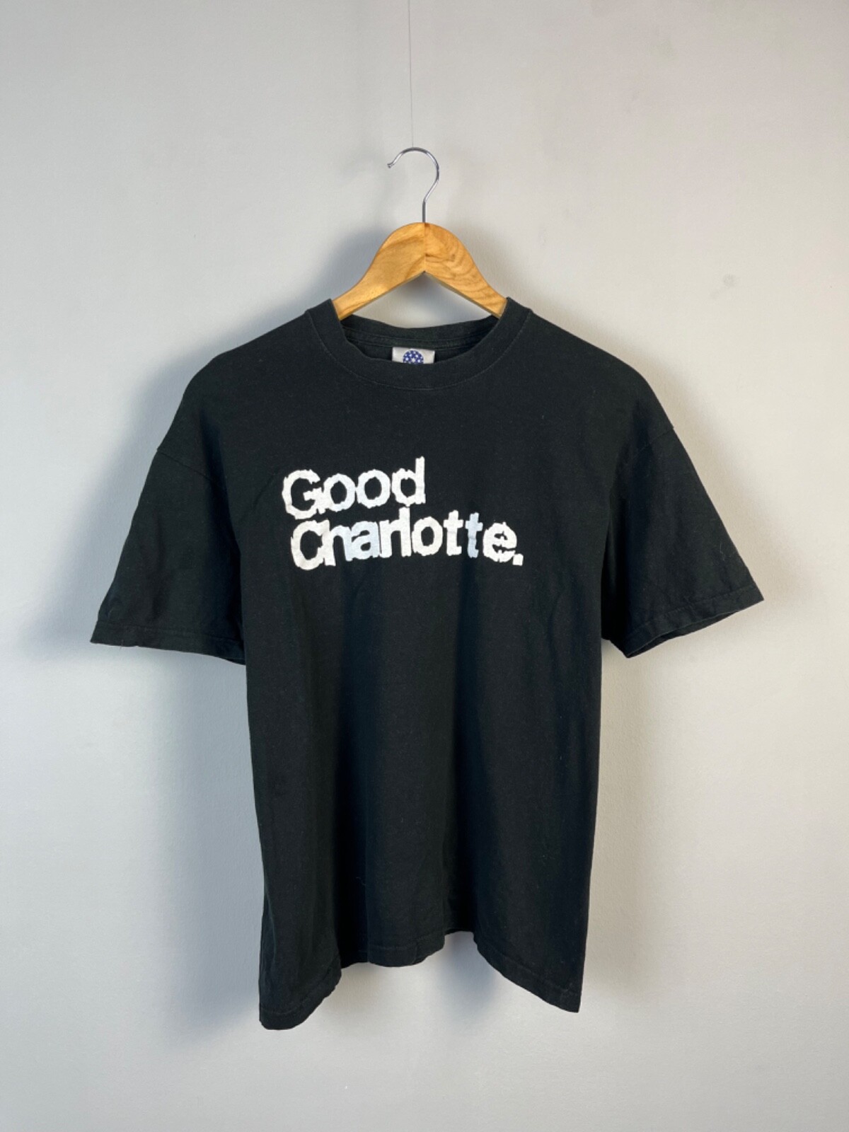 Good Charlotte Vintage Men Black Y2K Rock Band Tee Shirt Size M