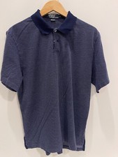 Polo Golf Ralph Lauren cotton polo shirt blue white SZ L