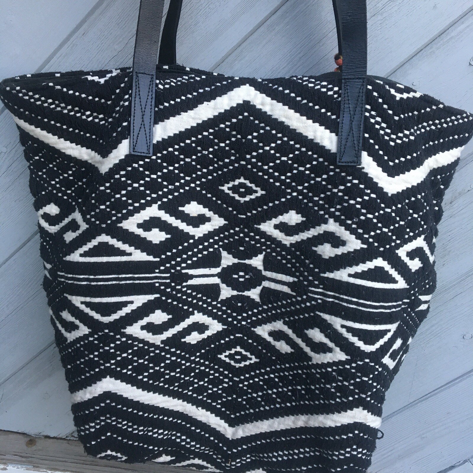 Aztec Patterned Large Tote Bag. - image 4