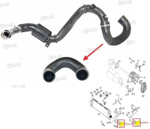 TUBO DE MANGUERA TURBO INTERCOOLER PARA VAUXHALL VIVARO RENAULT TRAFIC 2.0 DCI 4421903 - Imagen 7 de 8