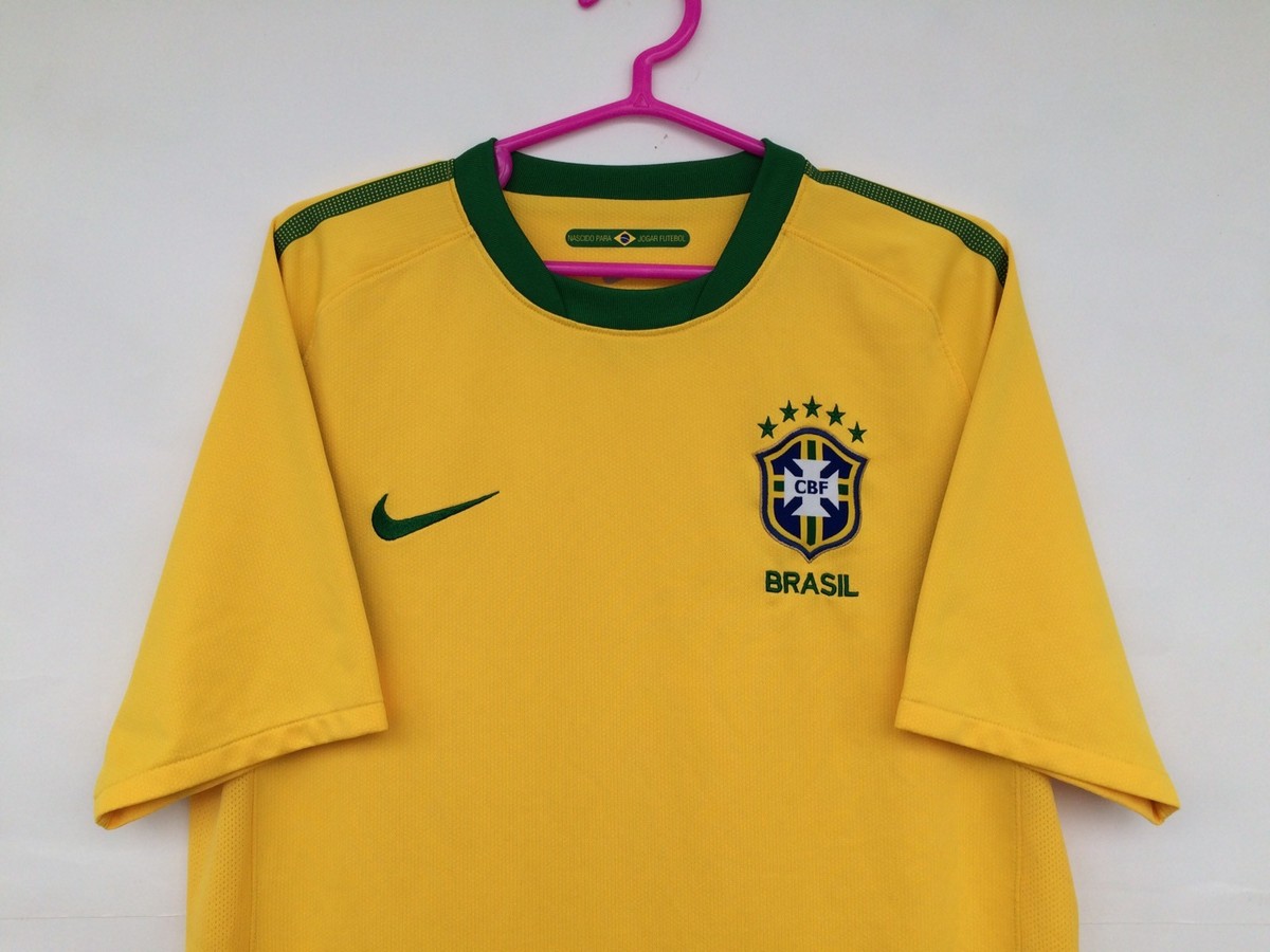 BRASIL NATIONAL TEAM 2010 2011 NIKE HOME FOOTBALL SOCCER SHIRT