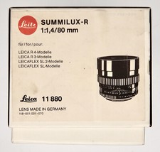 Leica 11880 Box for 80mm f1.4 Summilux-R