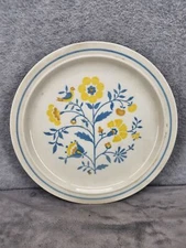 One Vintage Homer Laughlin Large Dinner Plate Embroidery Pattern 12.5"