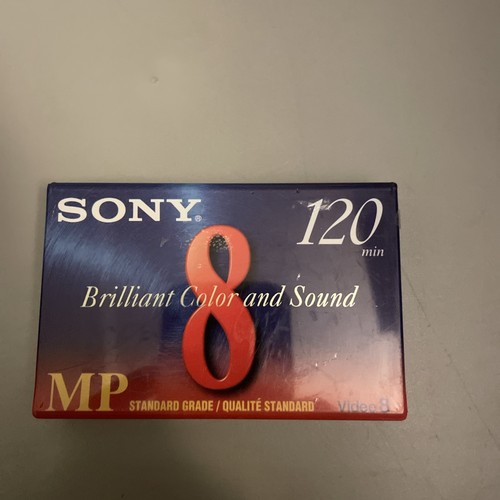Sony MP 120 8 MM tape NEW Factory sealed Standard Vintage - Picture 1 of 2