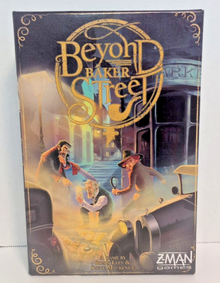 Beyond Baker Street Sherlock Board Game Cooperative Mystery Deduction Challenge