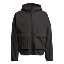 adidas City Escape Premium Full-Zip Hoodie Black