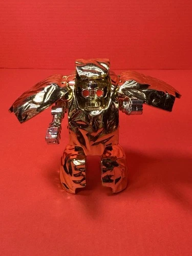 Gobots • Clean Gold Rock Lord Nuggit 1985 Bandai Transforming VTG Action Figure