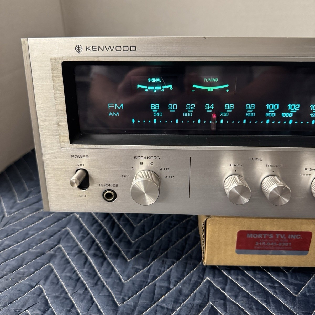 KENWOOD KR-6020 VINTAGE AM/FM STEREO RECEIVER - SERVICED - CLEANED