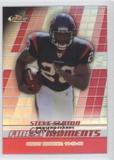 2008 Topps Finest Finest Moments Refractor Steve Slaton #FM-SS 0a1