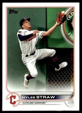 2022 Topps Myles Straw Cleveland Guardians #654