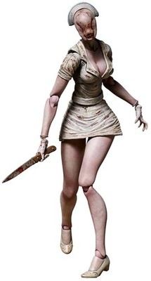 Freeing Figma Silent Hill 2 Blasenkopf Krankenschwester nicht maßstabsgetreu Bauchmuskeln & PVC bemalt Mo