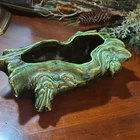 Lanes & Co Log-Shaped Planter Pottery Glossy Finish MPN 855