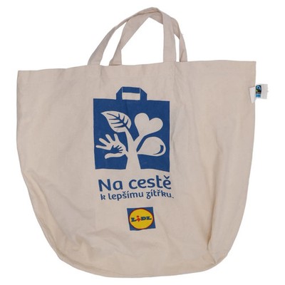 Lidl, Stoffbeutel, Unisex (Erwachsene), Beige/Blau, 37, 2, 45 cm #90S