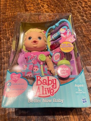 Hasbro 2010 Baby Alive Better Now Baby Drink/Wet Rare Blonde Doll NEW & SEALED