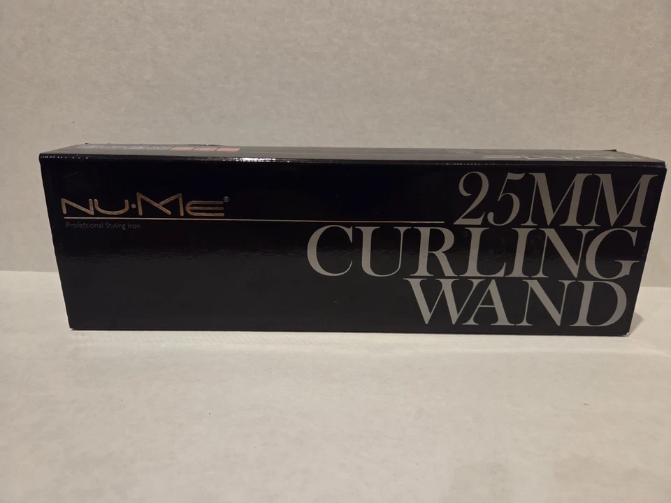 BRAND NEW NuMe Professional Infused Hair Styling Curling Wand 25mm Zebra - Image 2 of 4