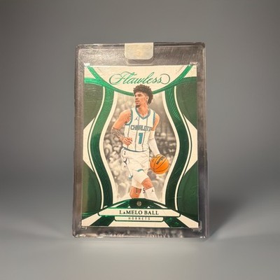 🔥Panini Flawless LaMelo Ball Diamond 1/5 JERSEY NUMBERED SEALED EMERALD 🔥🔥🔥