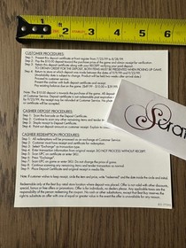 Sega DREAMCAST Promotional Reservation Flier HOUSE of the DEAD 2 Promo Best Buy