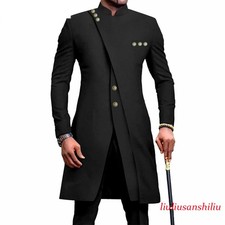 Men's African 2 Piece Set Traditional Shirt and Pants Set Suit Middle East Suit