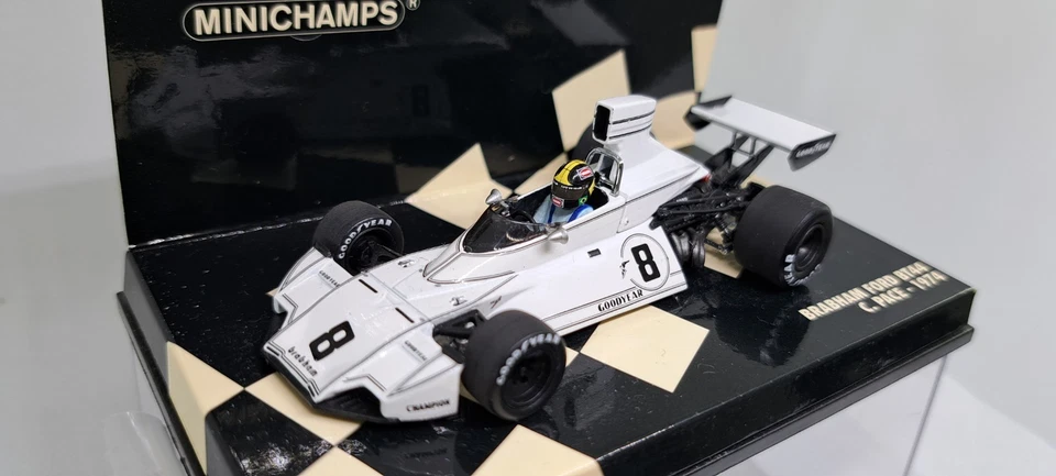 MINICHAMPS 400740008 F1 1/43 BRABHAM FORD BT44 CARLOS PACE 1974 SEASON - Immagine 2 di 4