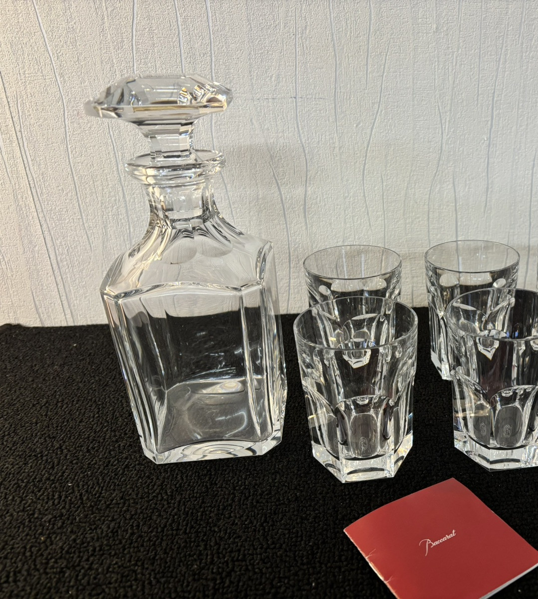 Whisky Set Model Harcourt Crystal BACCARAT (Lot Price)-image