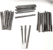 3 Stanley Yankee No. push drill Screwdriver FLAT Bits -  5/32" - 3/16" - 7/32"