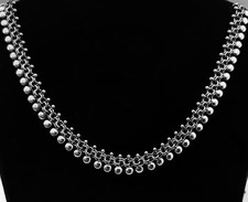 Kette Silber Vintage Antik   Länge = 41….47cm  verstellbar