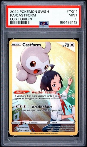 Castform graded PSA 9 for sale on eBay