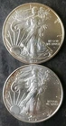 2011 and 2012 $1 American Silver Eagle Dollars